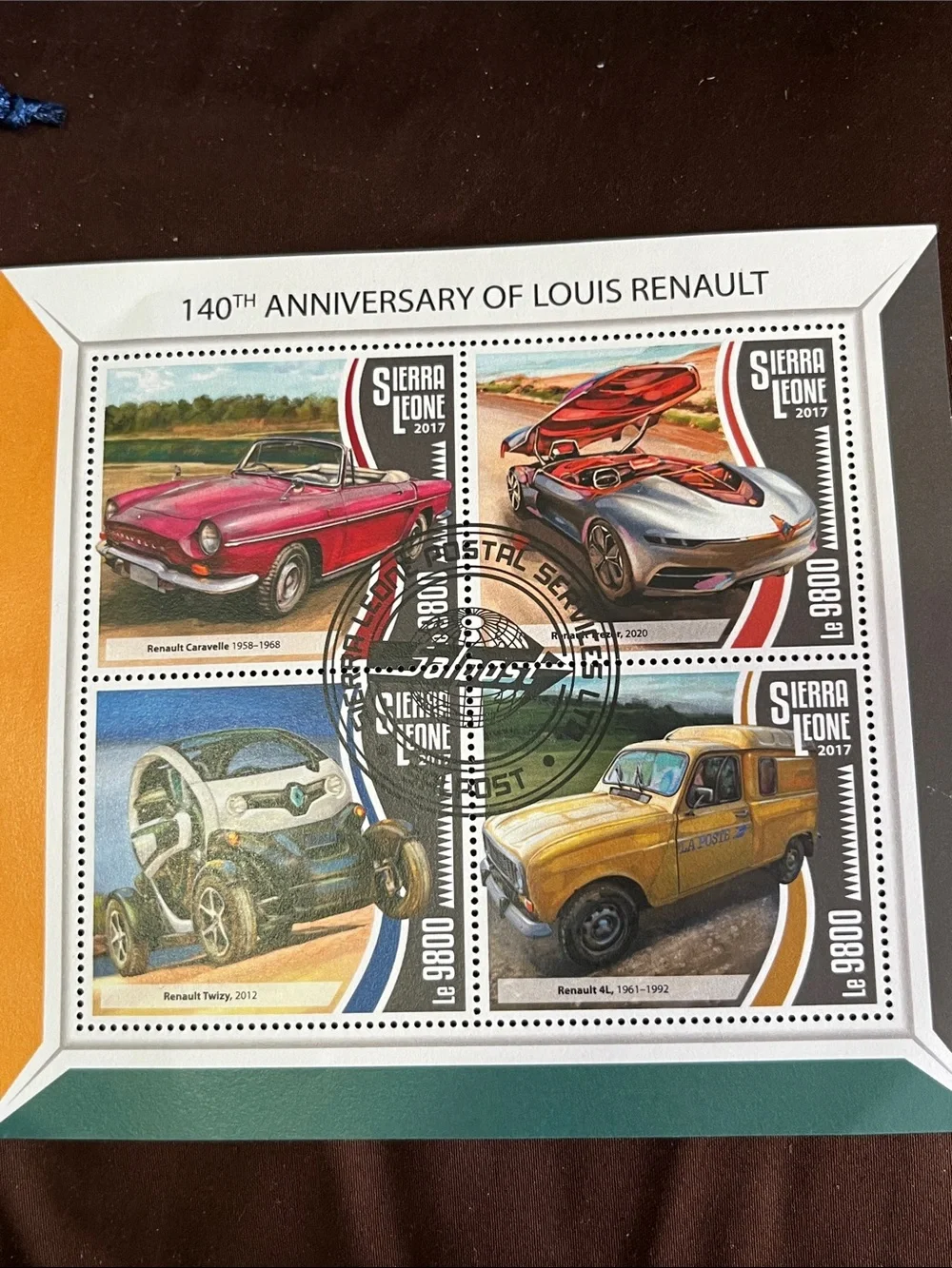 Commemorative Stamp Sheet - Multicolor